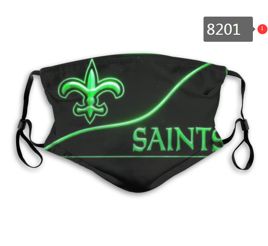 NFL 2020 New Orleans Saints #10 Dust mask with filter->nfl dust mask->Sports Accessory